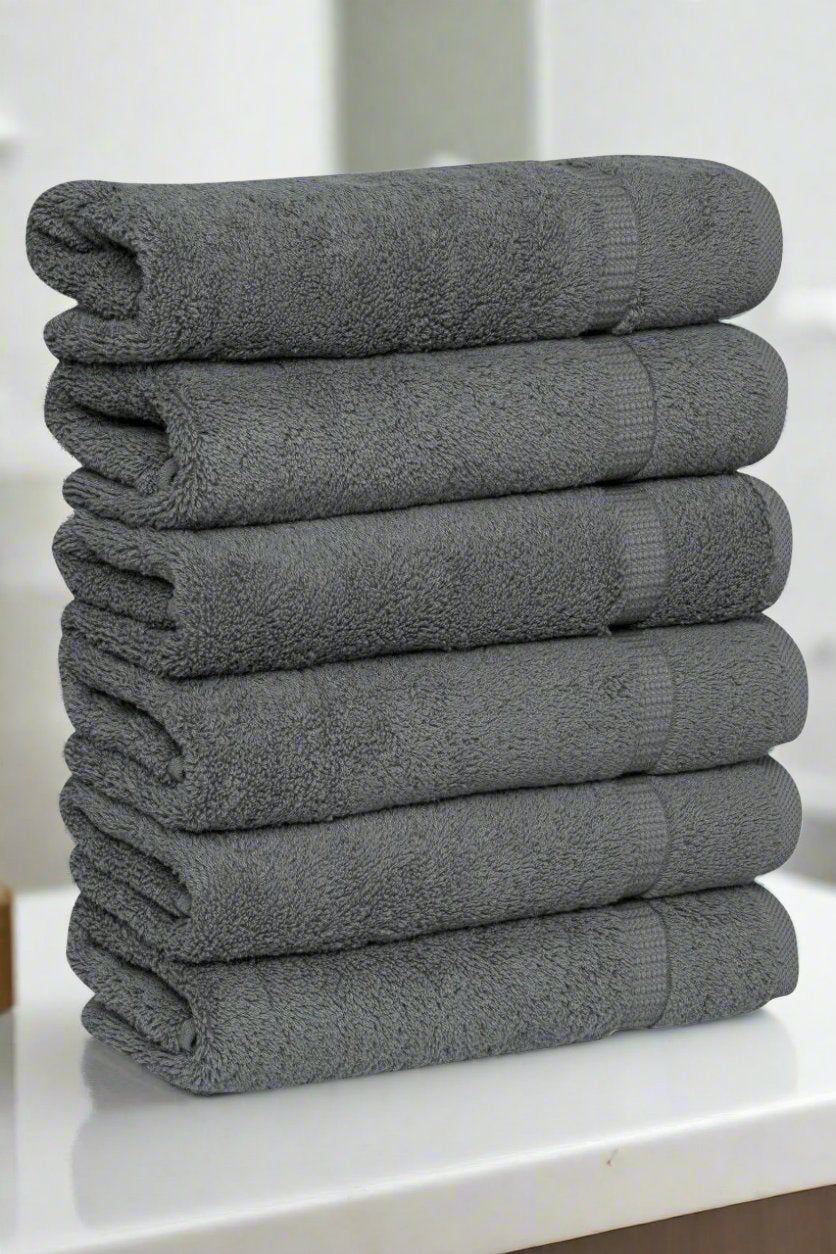 Serenity Luxury Hotel Collection Turkish Towels Midnight Grey
