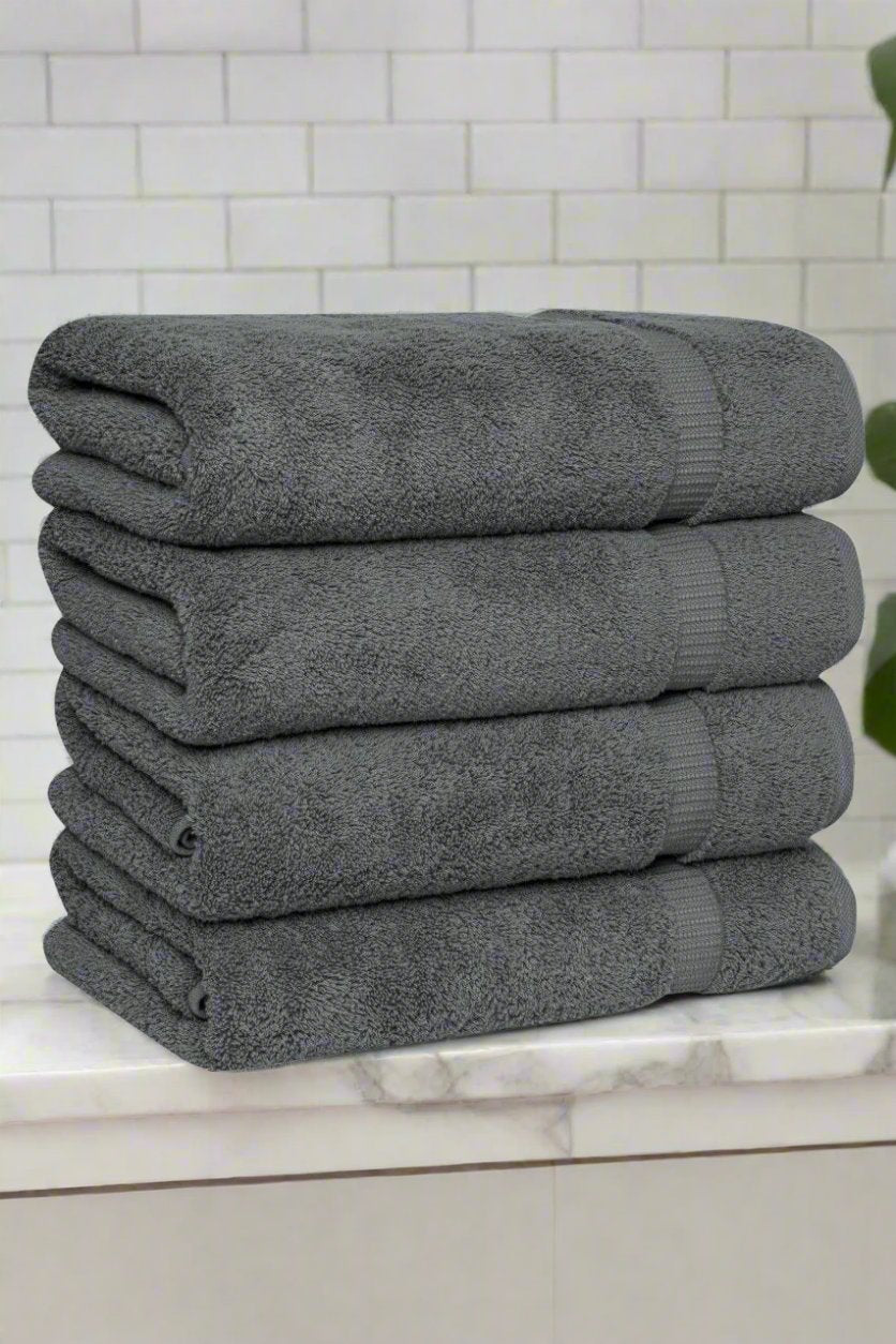 Serenity Luxury Hotel Collection Turkish Towels Midnight Grey